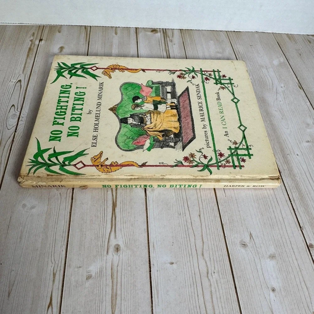 No Fighting No Biting Else Holmelund Minarik Maurice Sendak HC Harper Row
